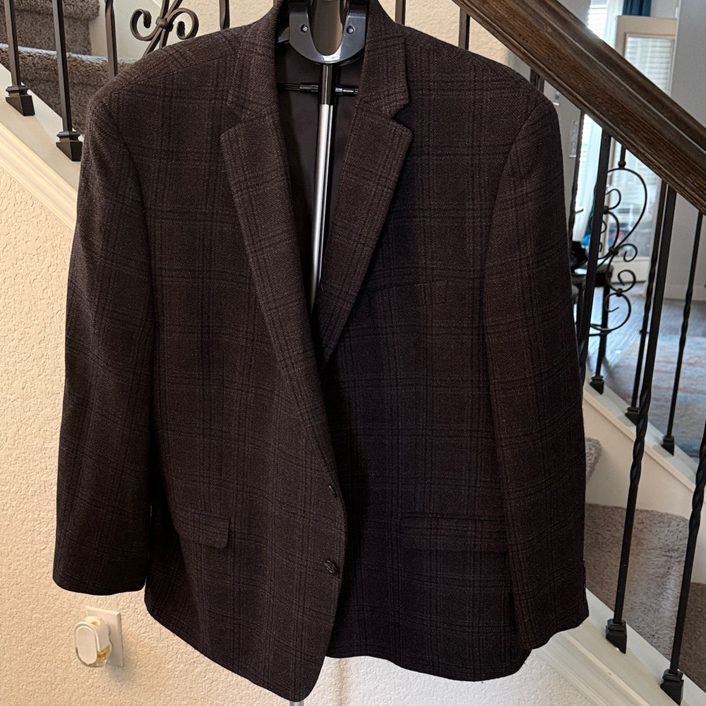 Ralph Lauren Dark Plaid Blazer